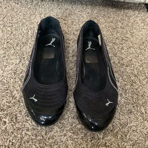 Puma Shoes - Puma Black Flats Size 7.5 Puma Shoes - Puma Black Flats Size 7.5